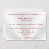 Praktische persoonlijke, 40e Opslaan van de Datumk Kaart (Achterkant)