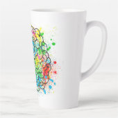 Praktische psychologische ideologie latte mok (Rechts)