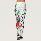 Praktische psychologische ideologie leggings (Achterkant)