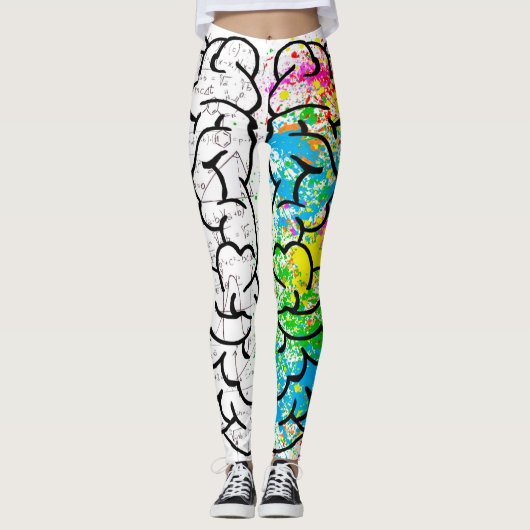 Praktische psychologische ideologie leggings (Voorkant)