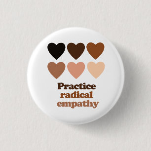 Praktische radicale empathie ronde button 3,2 cm