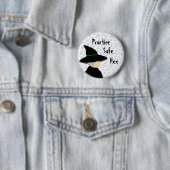 Praktische veilige hex-heks-Button Ronde Button 5,7 Cm (In situ)