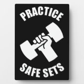 Praktische veilige sets - Gym-Humor Fotoplaat (voorkant)