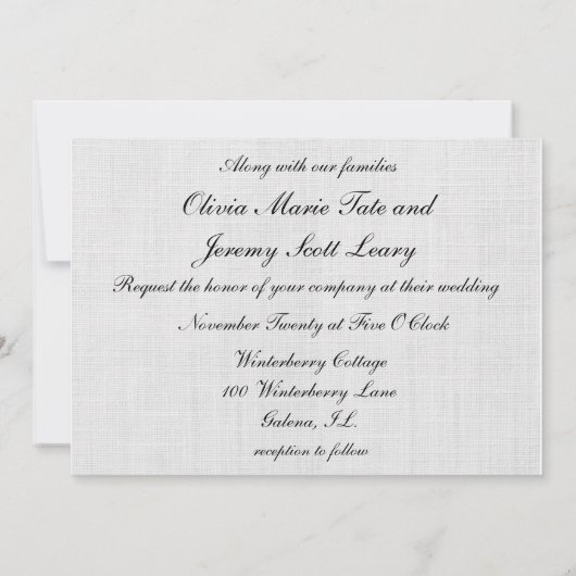 Praktische winteruitnodiging kaart (Achterkant)