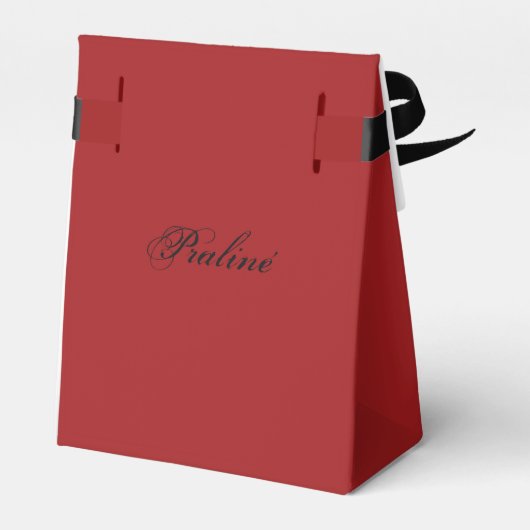 Praliné – Pralinen – Schachtel Bedankdoosjes (Achterkant)
