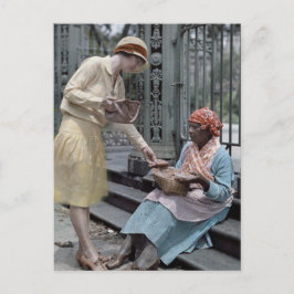 Praline Sales Jackson Square Franse wijk 1920 Briefkaart