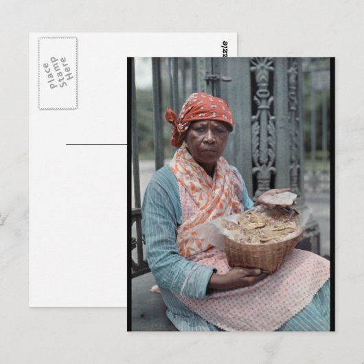 Praline Sales Jackson Square Franse wijk Briefkaart (Voorkant / Achterkant)