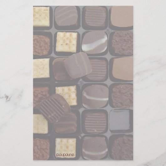 pralines briefpapier (Voorkant)