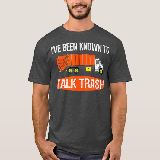 Pralk Trash Garbage Truck Sanitation Worker Pun T-shirt (Voorkant)