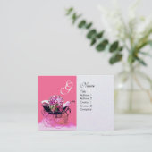  PRAM MET BABY SHOWER VAN STROOMSTROMEN, parelpapi Visitekaartje (Staand voorkant)