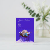 PRAM MET BABY SHOWER VAN STROOMSTROMEN, parelpapi Visitekaartje (Staand voorkant)