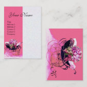 PRAM MET BABY SHOWER VAN STROOMSTROMEN, parelpapi Visitekaartje (Voorkant / Achterkant)