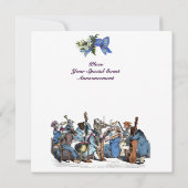  PRAM-STROMEN BLAUWE BLAUWE BLAUW WINKELMONOGRAM KAART (Achterkant)