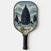 Prambanan Hindoe Tempel Java Indonesië Pickleball Paddle (Achterkant)