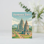 Prambanan Tempel Indonesië Briefkaart (Staand voorkant)