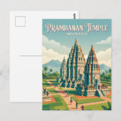Prambanan Tempel Indonesië Briefkaart (Voorkant / Achterkant)