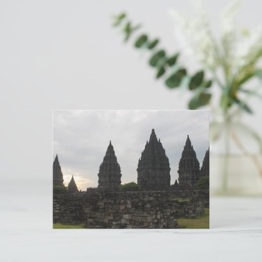 Prambanan tempel, Indonesië Briefkaart (Staand voorkant)