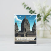 Prambanan Tempel Indonesië UNESCO Briefkaart (Staand voorkant)