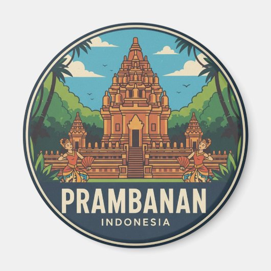 Prambanan Tempel Indonesië UNESCO Magneet (Voorkant)