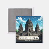 Prambanan Tempel Indonesië UNESCO Magneet (Voorkant / Achterkant)
