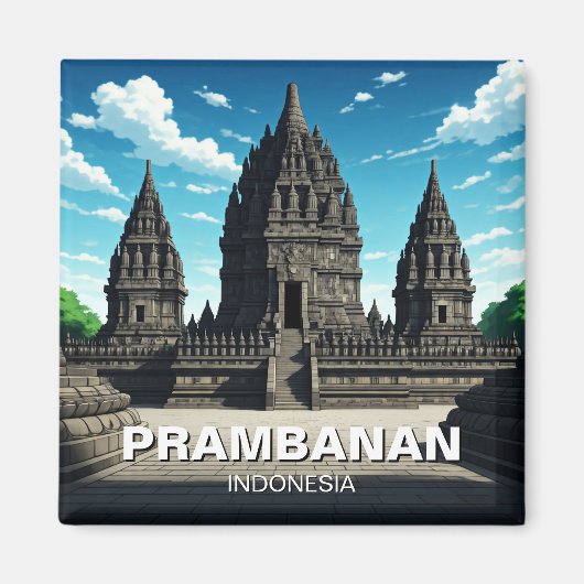 Prambanan Tempel Indonesië UNESCO Magneet (Voorkant)