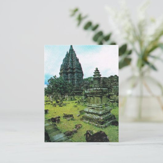 Prambanan tempelcomplex, Java, Indonesië Briefkaart (Staand voorkant)