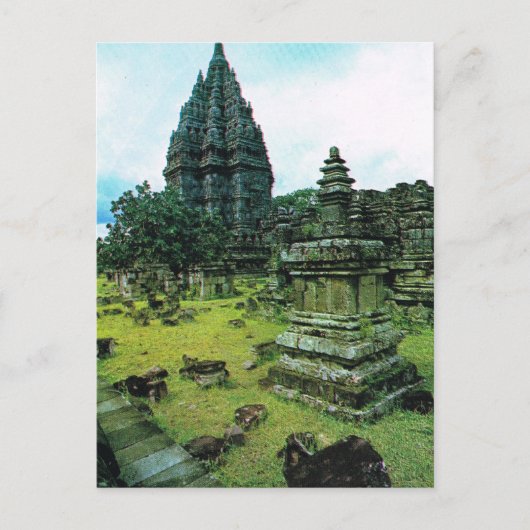 Prambanan tempelcomplex, Java, Indonesië Briefkaart (Voorkant)