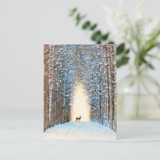 Prancer Briefkaart (Staand voorkant)