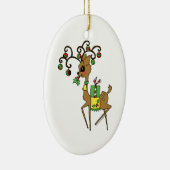 Prancer Keramisch Ornament (Rechts)