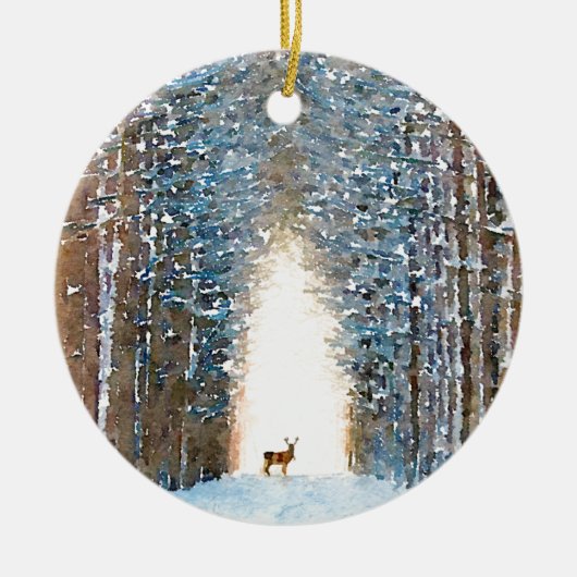 Prancer Keramisch Ornament (Voorkant)