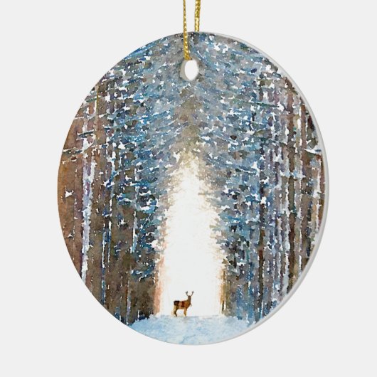 Prancer Keramisch Ornament (Links)