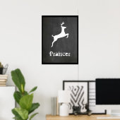 Prancer Poster (Thuiskantoor)