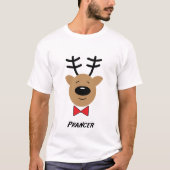 Prancer Reindeer T-shirt (Voorkant)