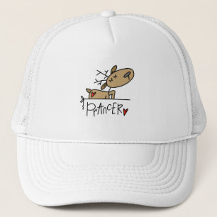 Prancer Rendier Kerst T-shirts en Cadeaus Trucker Pet