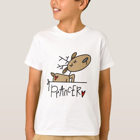 Prancer Rendier Tshirts en geschenken (Voorkant)