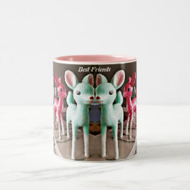 Prancer & Vixen Friendship Tweekleurige Koffiemok