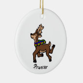 Prancer/Vixen-Ornament Keramisch Ornament (Rechts)
