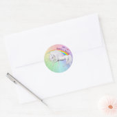 Pranching door positiviteit ronde sticker (Envelop)
