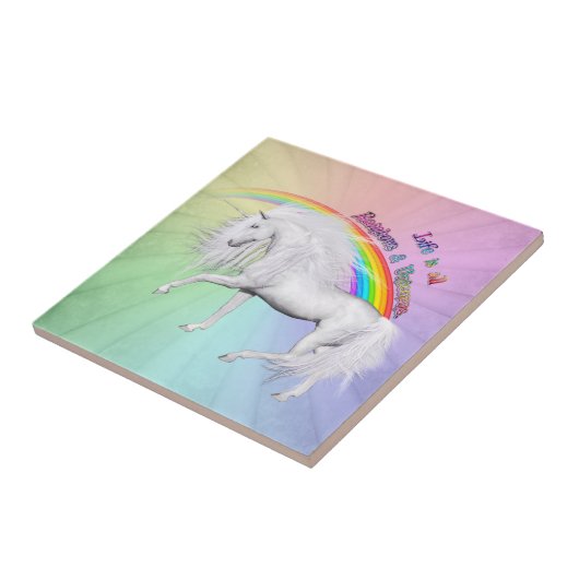 Pranching door positiviteit tegeltje (Zijkant)