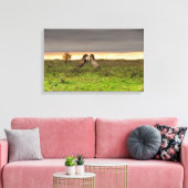 Pranching paarden canvas (Insitu (Woonkamer))