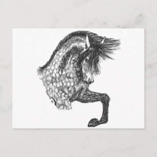 Prancing Andalusian Briefkaart