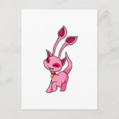 Prancing pink Aisha Briefkaart (Voorkant)