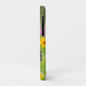 Prancing Schotse Terriers in gras en bloemen Case-Mate iPhone Case (Achterkant/links)