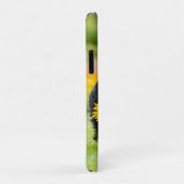 Prancing Schotse Terriers in gras en bloemen Case-Mate iPhone Case (Achterkant/rechts)