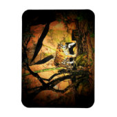 Prancing Tiger Magnet Magneet (Verticaal)