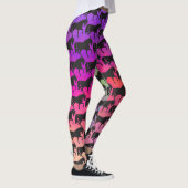 Prancingpaard Silhouette Sunset Colors Leggings (Rechts)