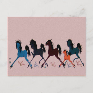Prancingpaarden Briefkaart