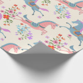 Prancingpaarden Cadeaupapier (Hoek)