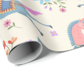 Prancingpaarden Cadeaupapier (Rol Hoek)