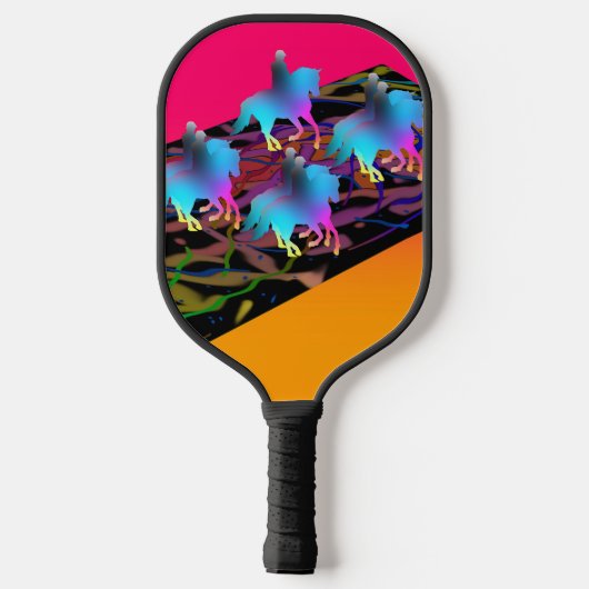 Prancingpaarden Pickleball Paddle (Achterkant)